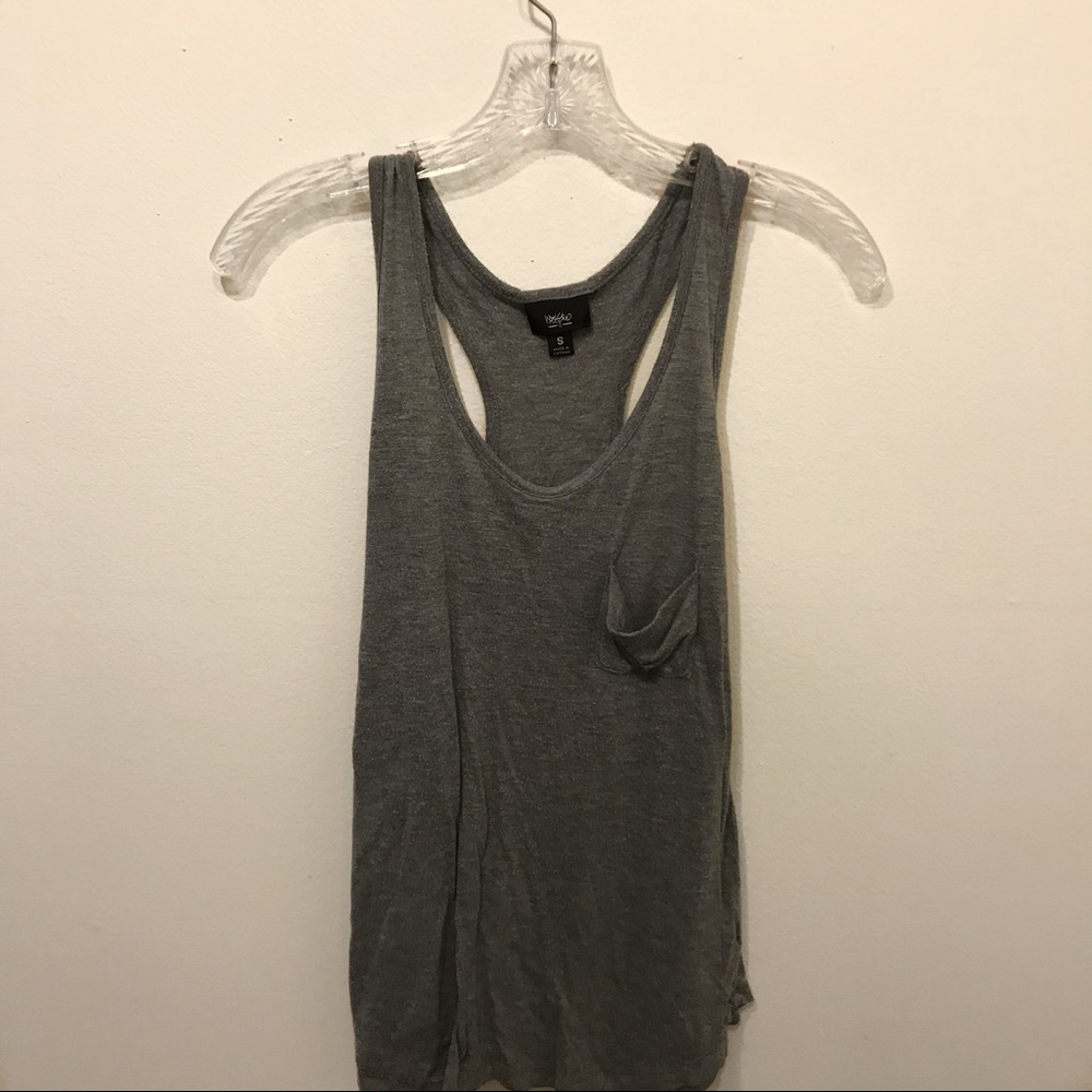 Grey Racerback Tank